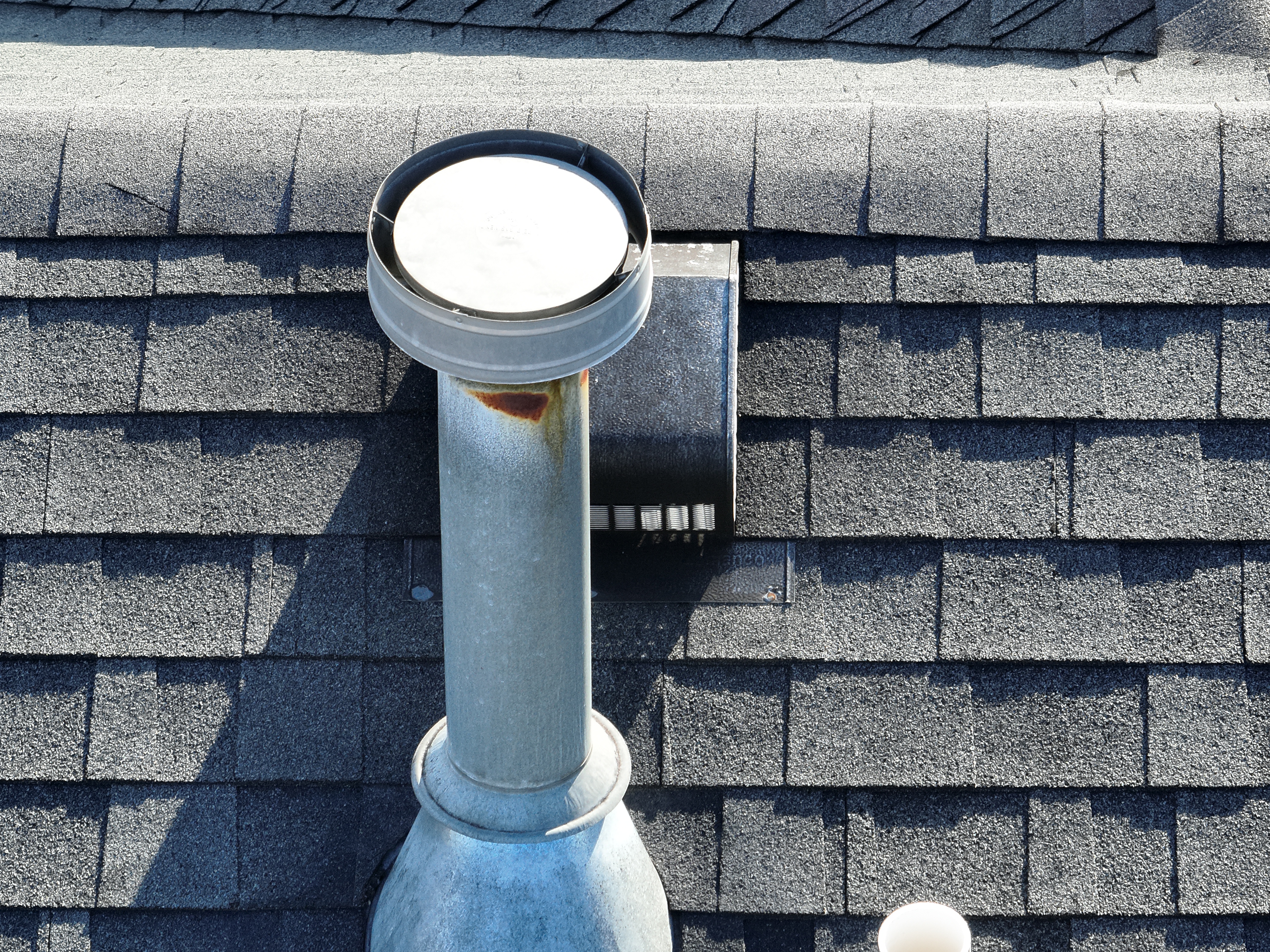 Drone inspection aerial view