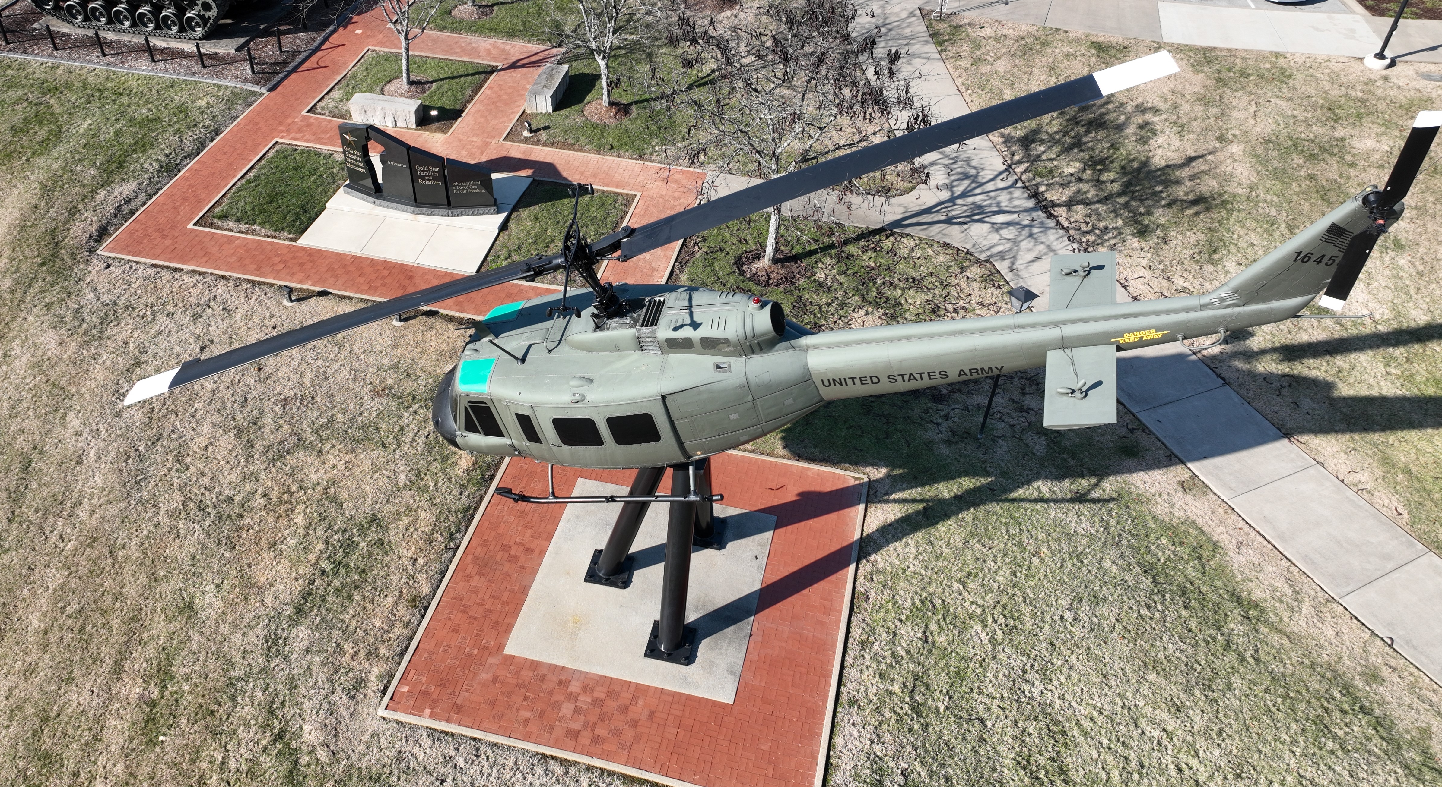 Drone inspection aerial view