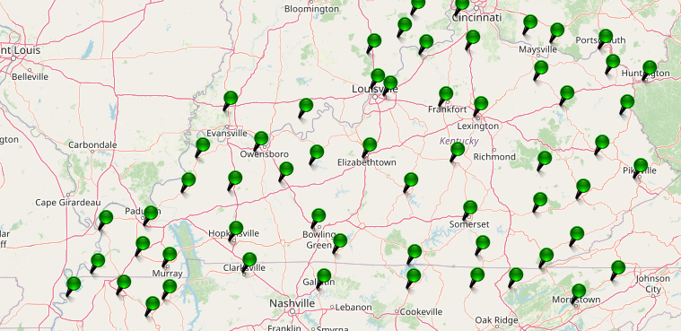 Drone mapping aerial view
