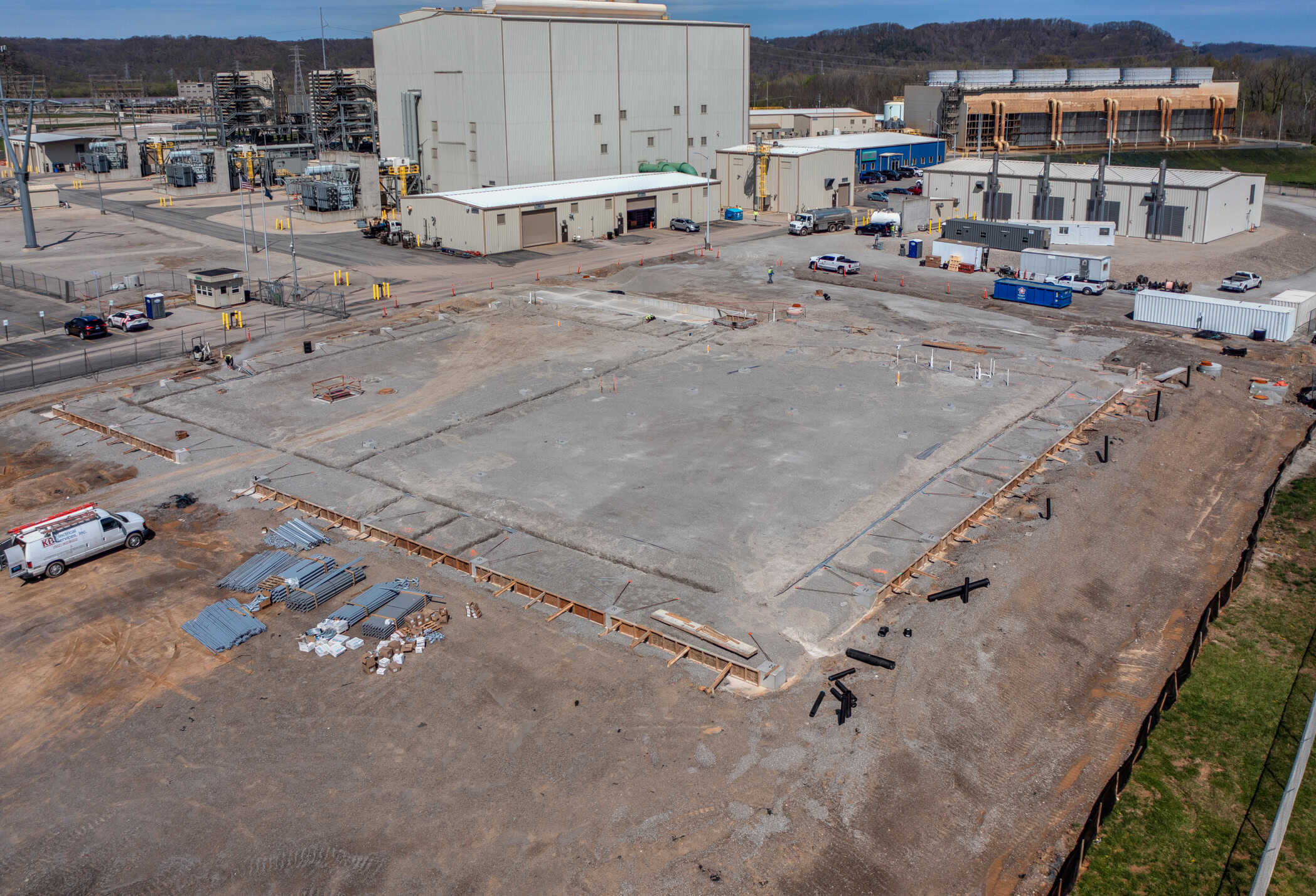 Drone project monitoring construction progress documentation Kentucky